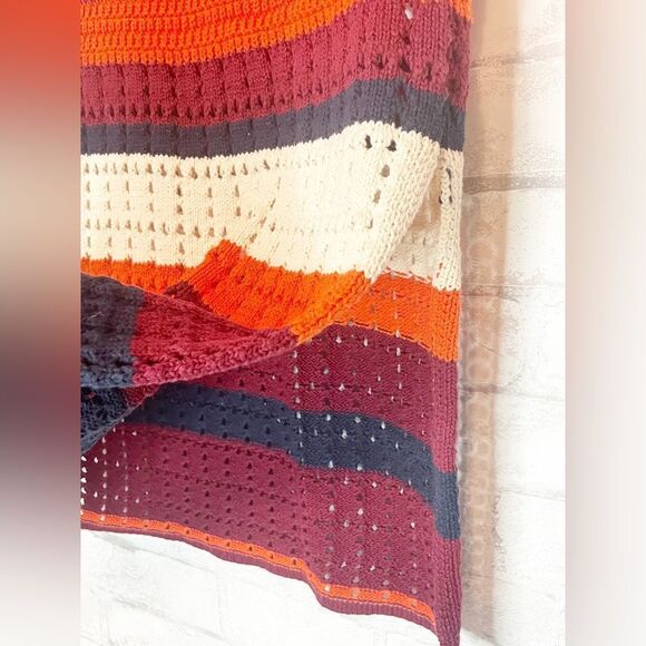 Free People Far From Here Crotchet Color Block Skirt - Picture 6 of 8